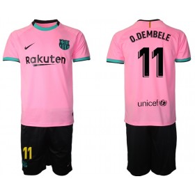 Camisolas de futebol FC Barcelona Ousmane Dembele 11 Criança Equipamento 3ª 2020/21 Manga Curta